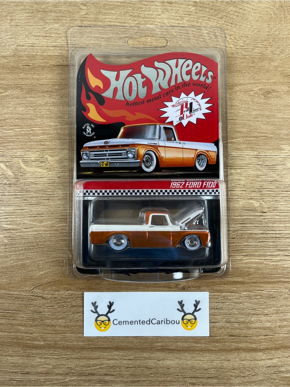 Hot Wheels RLC Exclusive Orange 1962 Ford F100